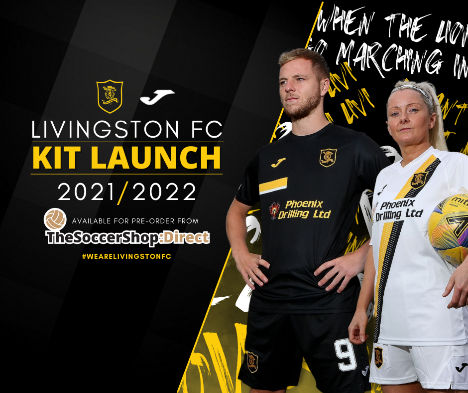Introducing our 2021/22 Home and Away Kits - Livingston FC